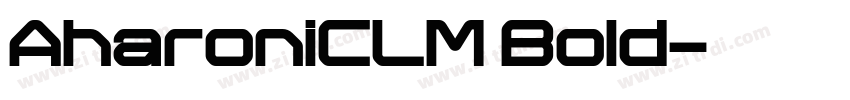 AharoniCLM Bold字体转换